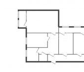 3-комн, 110кв м, этаж 4/4 мкр Дубрава квартал 2, 2Б