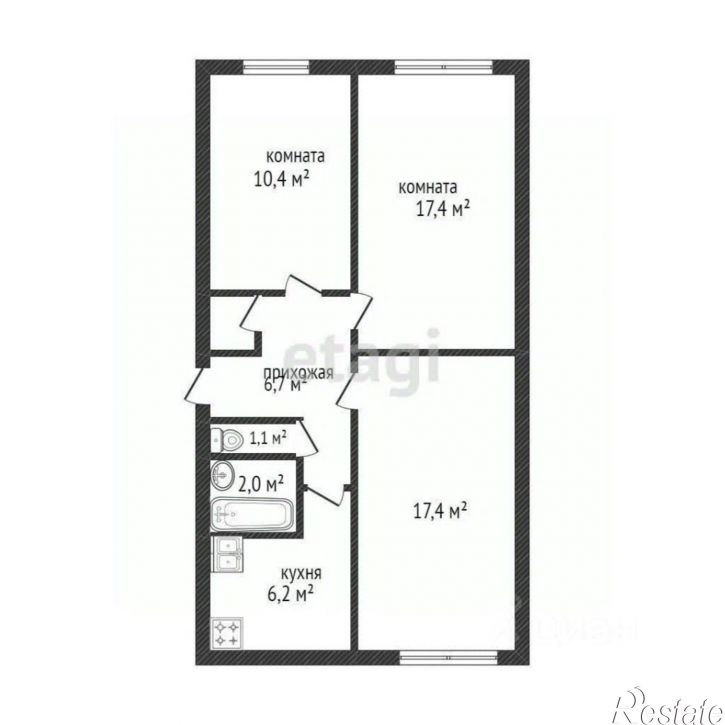 3-комн квартира ул Соколова, 1г,  д. 1г
