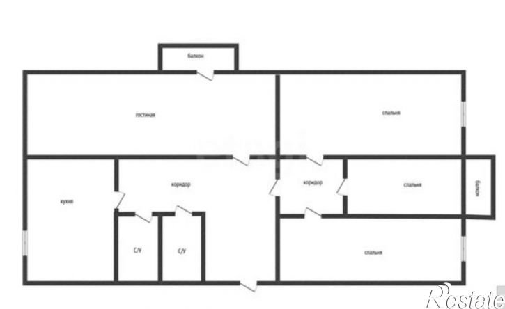 4-комн квартира ул Калинина, 10,  д. 10