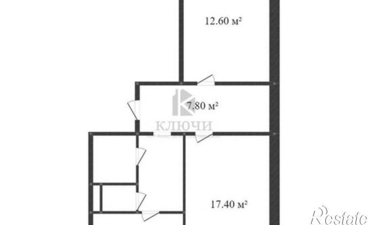 2-комн квартира ул Парковая, 6,  д. 6