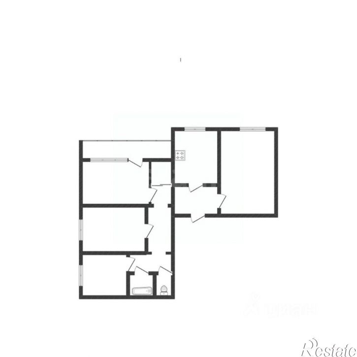 4-комн квартира ул Преображенская, 2,  д. 2