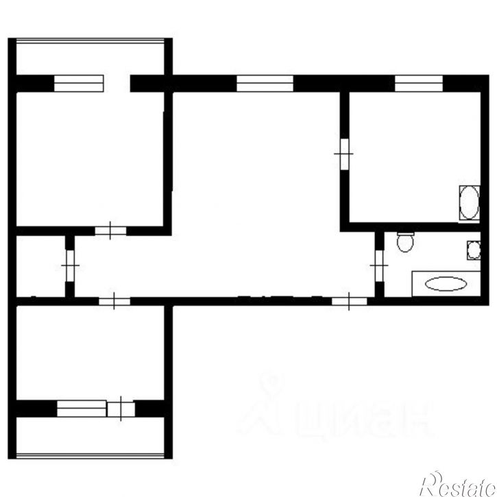 3-комн квартира пер Ломоносова, 4,  д. 4