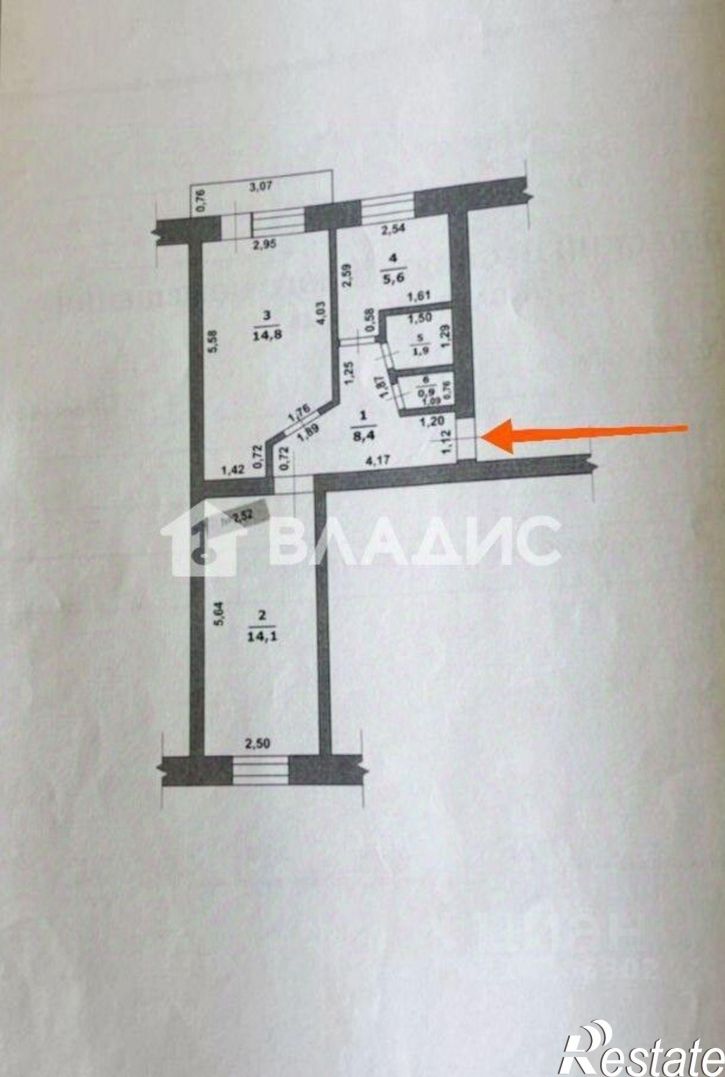 2-комн квартира пл Ушакова, 20,  д. 20