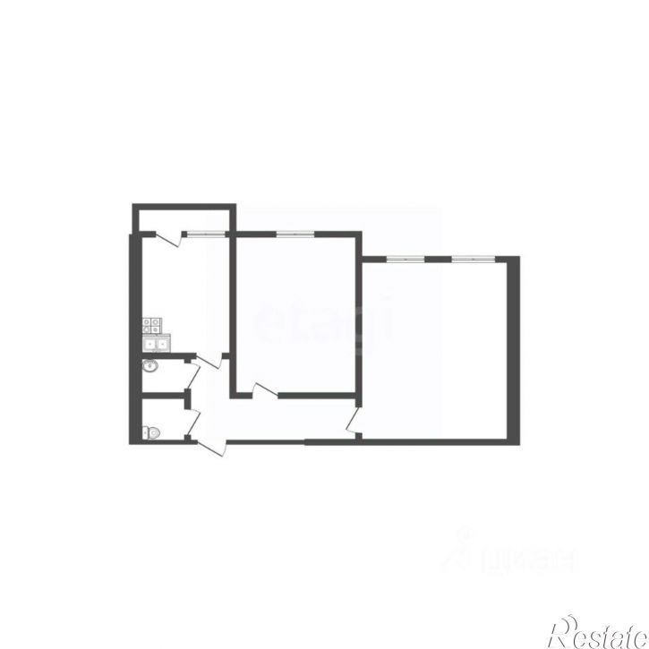 2-комн квартира ул Филиппова, 7,  д. 7