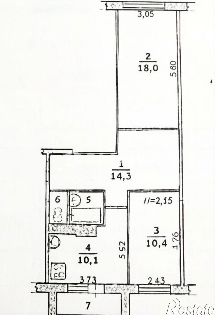 2-комн квартира ул Зеленая, 2Г,  д. 2Г