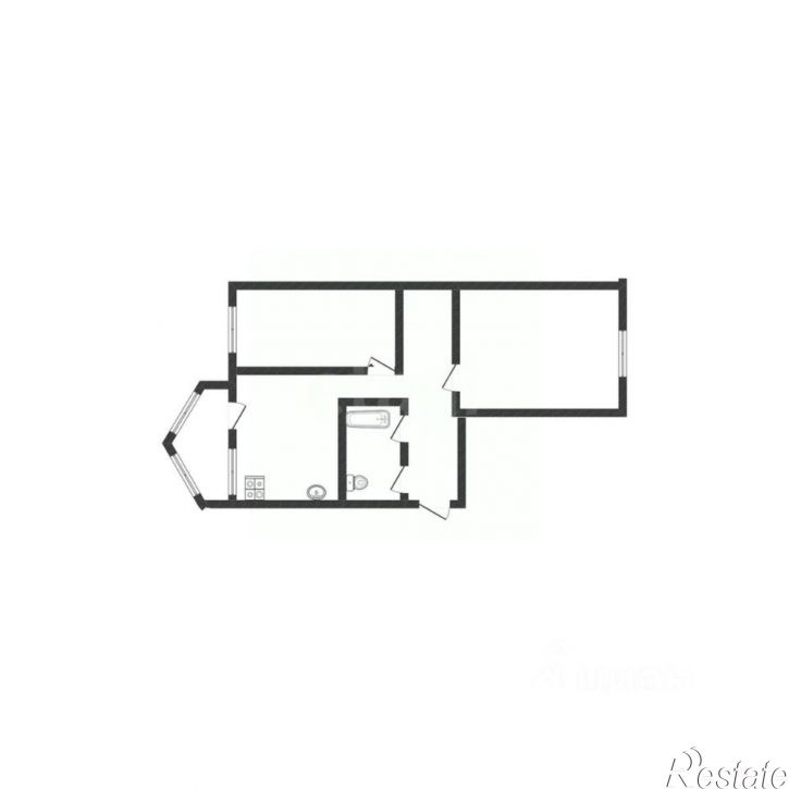 2-комн квартира