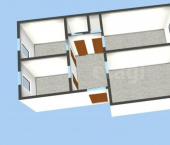 3-комн, 57кв м, этаж 4/5 пр-кт Горняков, 4