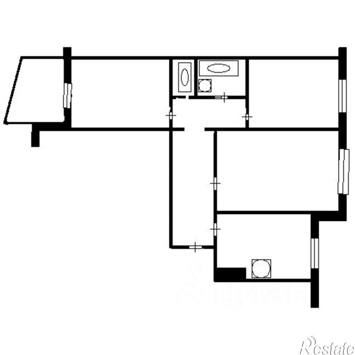 3-комн квартира