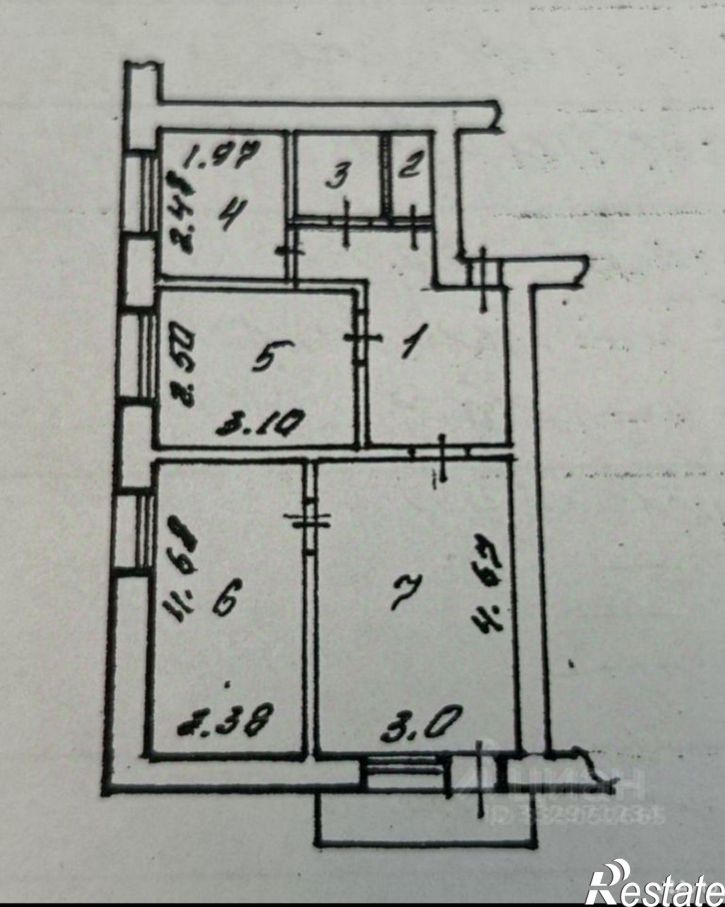 3-комн квартира ул Пролетарская, 4,  д. 4