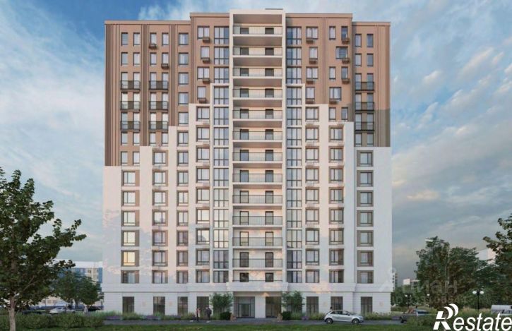 1-комн квартира в новом доме улица Разина, 6