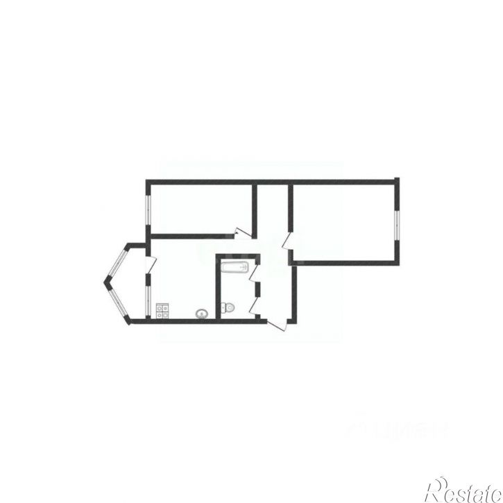 2-комн квартира