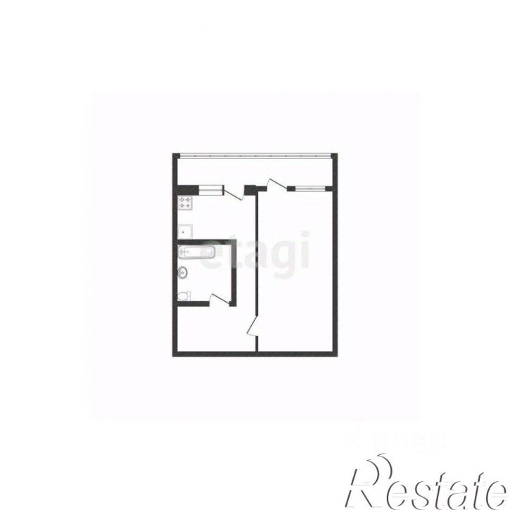 1-комн квартира Пражская улица, 1М,  д. 1М